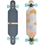 Apollo Longboard Nauro - TwinTip Drop-Through Bamboo Komplettboard