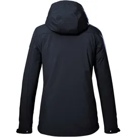 KILLTEC Damen Softshelljacke/Outdoorjacke mit Kapuze KOS 89 WMN SFTSHLL JCKT, 46, blau dunkelnavy,