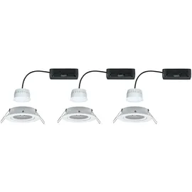 Paulmann Nova Coin 3x6W rund 84mm 50° Tunable White Weiß matt Aluminium