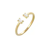 ELLI PREMIUM Ring Verlobungsring open gold 56