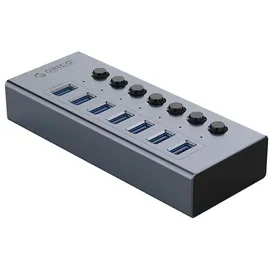 ORICO BT2U3-7AB 7x USB-A 3.0 Schaltern - Grau