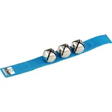 NINO Percussion Wrist Bell Instrument - Musikinstrument für Kinder ab 4 Jahren - Mit Klettverschluss - Nylon, Blau