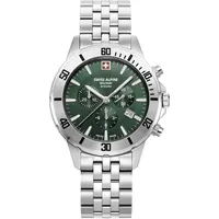 Swiss Alpine Military Herren Uhr Analog Quarz Chronograph 7024.9134SAM