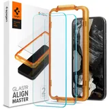 SPIGEN Glass tR AlignMaster 2 Pack Google Pixel 8a