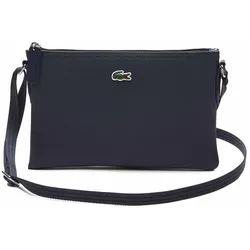 LACOSTE Damen Umhängetasche - Crossover Bag, Handtasche, 17,5x27cm (HxB) Dunkelblau