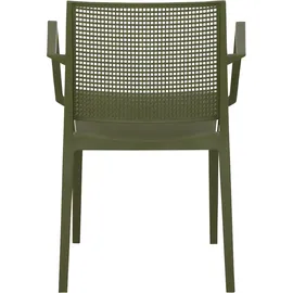 Siena Garden Stapelsessel-Set Square 2-teilig Olive