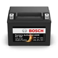 Bosch Automotive Bosch Motorradbatterie YB4L-B 4Ah 50A Gel Technologie zyklenfeste Starterbatterie, lagerfähig, wartungsfrei