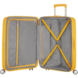 American Tourister Soundbox 4-Rollen Cabin 55 cm / 35,5-41 l golden yellow