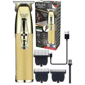 adlereurope ADLER Gold Lady Trimmer Professionell – 100 W, LCD-Display