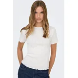 Only ONLTENNA O-NECK S/S TOP JRS NOOS Weiß XS