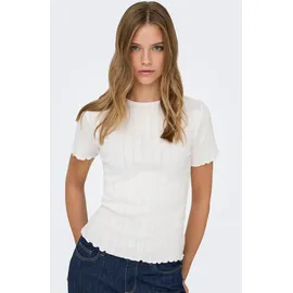 Only ONLTENNA O-NECK S/S TOP JRS NOOS Weiß XS