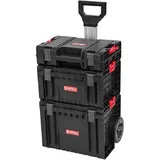 QBRICK System Pro Werkzeugkoffer Set Trolley + Box + Koffer schwarz 11,00 l