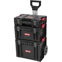 QBRICK System Pro Werkzeugkoffer Set Trolley + Box + Koffer schwarz 11,00 l