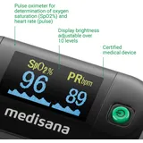 Medisana Pulsoximeter  PM 100 schwarz