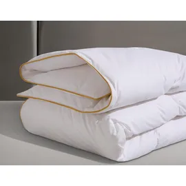OBB Daunenbettdecke OBB "Emilias, Bettdecken für Sommer und Winter, Ganzjahresdecke", weiß, B:240cm L:220cm, Bezug: 100% Baumwolle. Füllung: 90% Daunen, 10% Federn, Bettdecken, Bettdecke 135x200 cm, 155x220 cm, weitere Größen, Made in Germany
