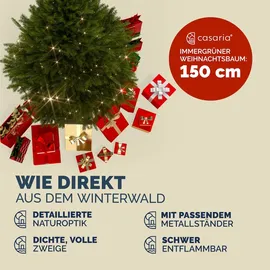 CASARIA Weihnachtsbaum 150cm inkl. Ständer