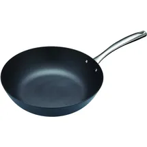 Master Class MasterClass Induktionsfähiger Wok aus Kohlenstoffstahl mit PTFE-, PFOA- und BPA-freiem Antihaftbeschichtung, 30 cm