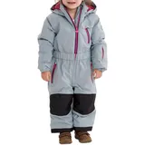 KILLTEC Mädchen Skioverall/Schneehose mit Kapuze - KW 102 MNS ONPC, hell stahlblau, 122/128, 37573-000