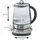 Solis Tee- & Wasserkocher, 1,2 L Volumen, Programmierbare Tee Tasten, 360° Basis
