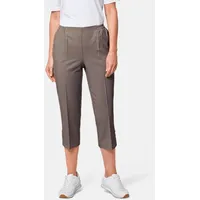 GOLDNER Caprihose Pflegeleichte Schlupfhose Beige 38