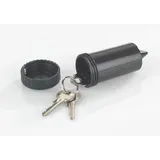 OUTLET-NORD Schlüsselbrett WENKO, (2er Set, Schlüsselversteck Rasensprenger), Wasserdicht schwarz