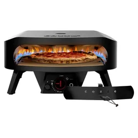 cozze Pizzaofen Rotate 17" Black Edition inkl. Pizzastein