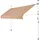 DETEX Klemmmarkise 400 cm orange/weiß