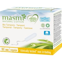 MASMI NATURAL COTTON Bio Tampons Classic (18 Stück) 1er Pack