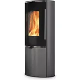 Edilkamin Kaminofen Tally 8 Up | Stahl grau | 8 kW - Grau