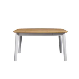 Home Affaire Esstisch HOME AFFAIRE "Palermo, multifunktionaler Tisch, Arbeitstisch, Schreibtisch", weiß (weiß, honig, weiß, gold), B:140cm H:75cm T:90cm, Tische, Esstisch, mit Stauraum, Platte aufklappbar, Home Office Schreibtisch, Massivholz