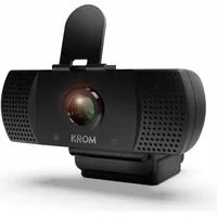 Krom Kam Webcam For Gaming, Webcam 1080p, 30 Fps,