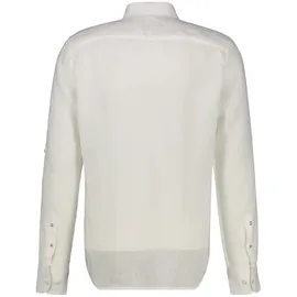 Lerros »LERROS Herrenhemd in Leinen-Baumwoll-Blend«, weiß,