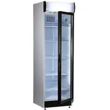 KBS Glastürkühlschrank Getränkekühlschrank vertikale LED Ausleuchtung 375GDU