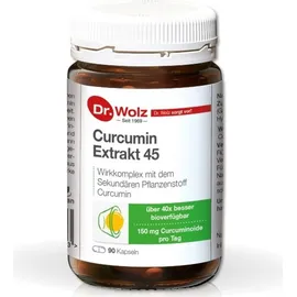 Dr. Wolz Curcumin Extrakt 45 Kapseln 90 St.