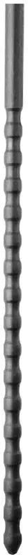 ALL BLACK  6/8 mm Silikon-Harnröhrensonde
