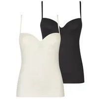 NINA VON C. 2er Pack BH Hemdchen in champagner