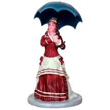 magiedinatale Elegant Lady Weihnachtsdorf 0,04 x 0,04 x 0,08 m handbemalt weiß/mehrfarbig