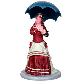 magiedinatale Elegant Lady Weihnachtsdorf 0,04 x 0,04 x 0,08 m handbemalt weiß/mehrfarbig