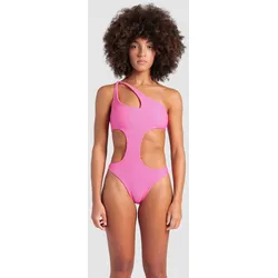 Badeanzug Damen arena Studio Tech Wool - Fuxia - M