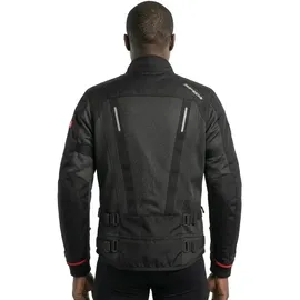 Spidi Tech Armor Motorrad Mesh Sommer Jacke Schwarz L