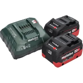 Metabo HS 18 LTX 65 Akku Heckenschere 18 V 63 cm + 2x Akku 5,5 Ah + Ladegerät