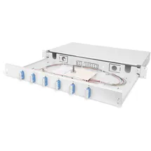 Digitus LWL Spleißbox 6x SC-D OS2 1HE Rack-Einbau