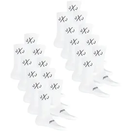 JACK & JONES Tennissocken Herren Schwarz Weiß One Size JACDIRECT TENNIS SOCK 20er Pack Weiß/Pack 1 One Size