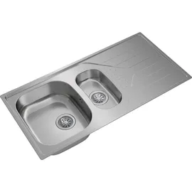 Teka Universe 60 T-XP 1 1/2B 1D Edelstahlspüle Poliert - Silber