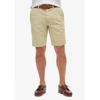 Superdry Vintage Officer Chino Shorts - Chateau Grey -