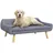 PawHut Hundesofa 102 x 58,5 x 42,5 cm grau
