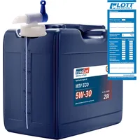 20L EUROLUB WIV ECO 5W-30 + Auslaufhahn für Benzin- + Dieselmotoren ACEA C3