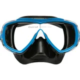 Cressi Estrella Mask Black/Blue - Schnorchelmaske für Erwachsene Estrella, Schwarz/Blau, Einheitsgröße, Einheitsgröße