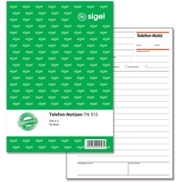 Sigel TN515 Telefon-Notizen A5, 50 Blatt