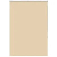 VidaXL Verdunkelungsrollo Beige 115x130 cm Stoffbreite 110,7 cm